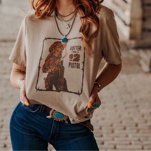50% OFF Western Cowgirl Tee